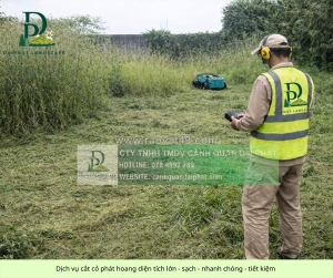 Dịch vụ cắt cỏ, chăm sóc cỏ cảnh quan kcn nhơn trạch đồng nai