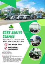 Dịch vụ cho thuê xe ô tô có lái cho chuyên gia