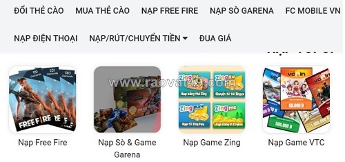 Dịch vụ nạp game thegiatot - xu hướng nạp game trực tuyến
