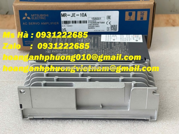 Điện tự động hóa - servo driver mitsubishi mr-je-10a 100w