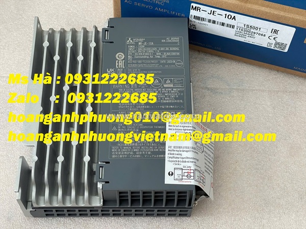 Điện tự động hóa - servo driver mitsubishi mr-je-10a 100w