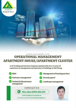 Đơn vị quản lý vận hành tòa nhà chung cư tại hải phòngg