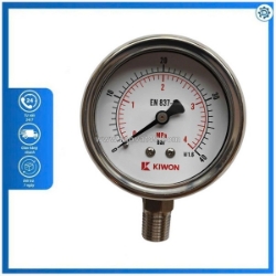 Đồng hồ áp suất p254 kiwon dải đo 0-40 bar mpa dantek tại đồng nai
