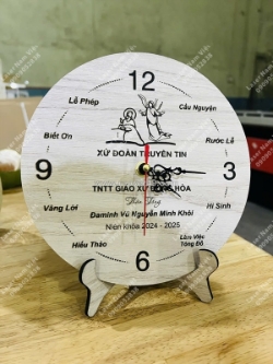 Đồng hồ gỗ để bàn - sản xuất theo yêu cầu | đa dạng kích thước