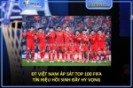 Đt việt nam áp sát top 100 fifa – tín hiệu hồi sinh đầy hy vọng