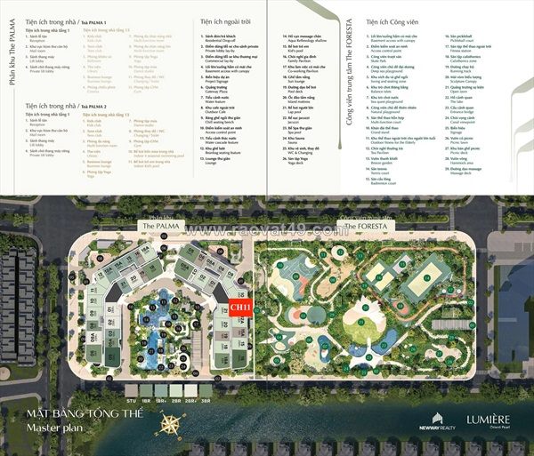 Dự án: lumiere orient pearl, vinhomes ocean park 1 - chủ đầu tư: mastersise