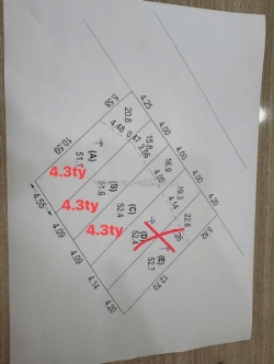 F0 mặt tiền lê thị hồng gấm – trung tâm hóc môn – chỉ 4,3 tỷ/lô