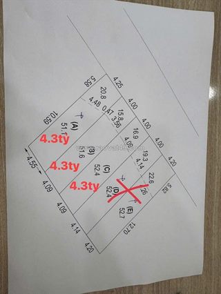 F0 mặt tiền lê thị hồng gấm – trung tâm hóc môn – chỉ 4,3 tỷ/lô