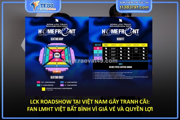 Fan lmht việt bất bình vì giá vé và quyền lợi