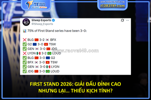 First stand 2026: giải đấu đỉnh cao nhưng lại… thiếu kịch tính?