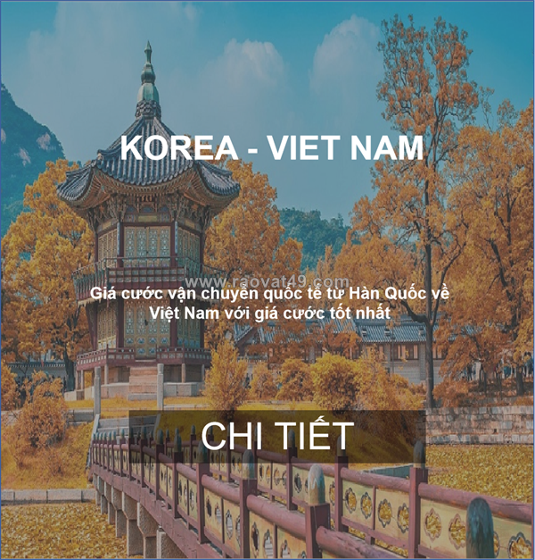 Giá cước tàu biển từ hàn quốc về việt nam