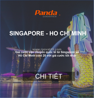 Giá cước vận chuyển hàng hóa từ singapore về việt nam
