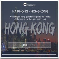 Giá cước vận chuyển hàng lẻ từ việt nam đi hongkong