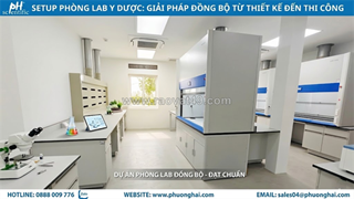 Giải pháp nội thất phòng lab cho ngành dược