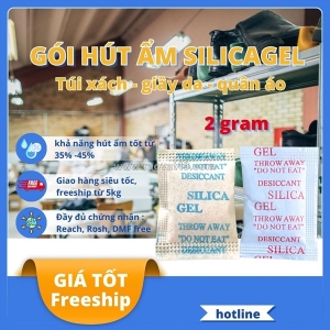 Gói hút ẩm 1g 2g cho quần áo xuất khẩu