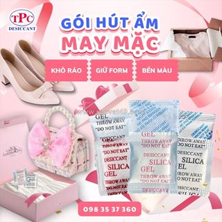 Gói hút ẩm cho balo túi xách