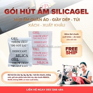 Gói hút ẩm cho hàng may mặc xuất khẩu