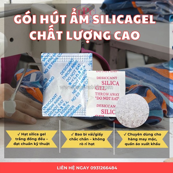 Gói hút ẩm cho quần áo xuất khẩu