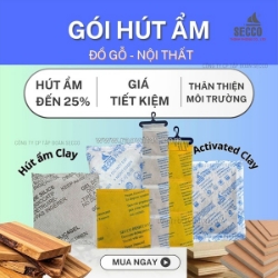 Gói hút ẩm clay ngành gỗ – nhiều size, giá rẻ, tiết kiệm chi phí