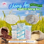 Gói hút ẩm silicagel – giải pháp bảo quản nông sản khô hiệu quả