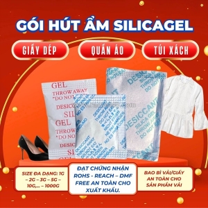 Gói hút ẩm silicagel thịnh phong