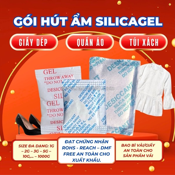 Gói hút ẩm silicagel thịnh phong