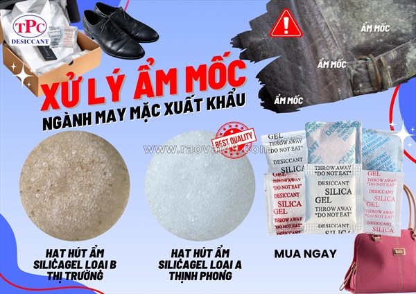Gói hút ẩm silicagel thịnh phong