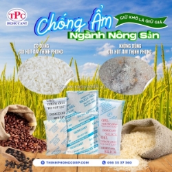 Gói hút ẩm thịnh phong – giải pháp ngăn ngừa ẩm mốc hiệu quả cho nông sản