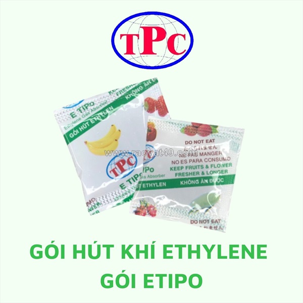 Gói hút khí ethylen bảo quản trái cây tươi hiệu quả