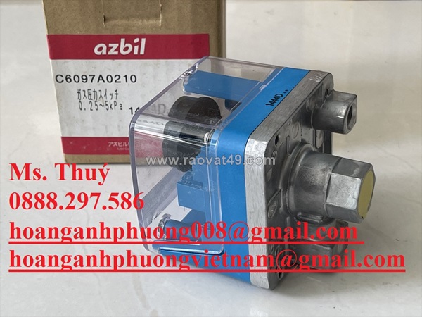 Hàng nhập - azbil c6097a0210 - công tắc áp suất mới 100%