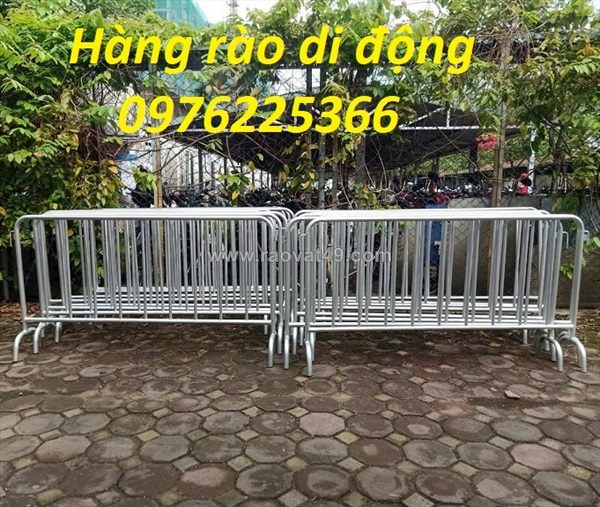 Hàng rào di động thép, rào chắn thép không gỉ