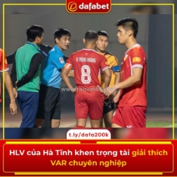 Hlv của hà tĩnh khen trọng tài giải thích var chuyên nghiệp