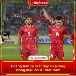 Hoàng hên ra mắt đầy ấn tượng trong màu áo đt việt nam
