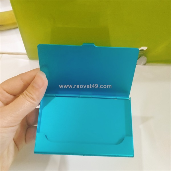 Hộp đựng name card nhôm khắc logo