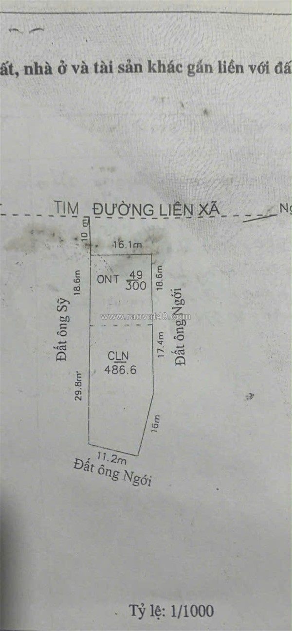 Hot hot – chính chủ cần bán lô đất  trung tâm xã kông lơng khơng, huyện kbang,