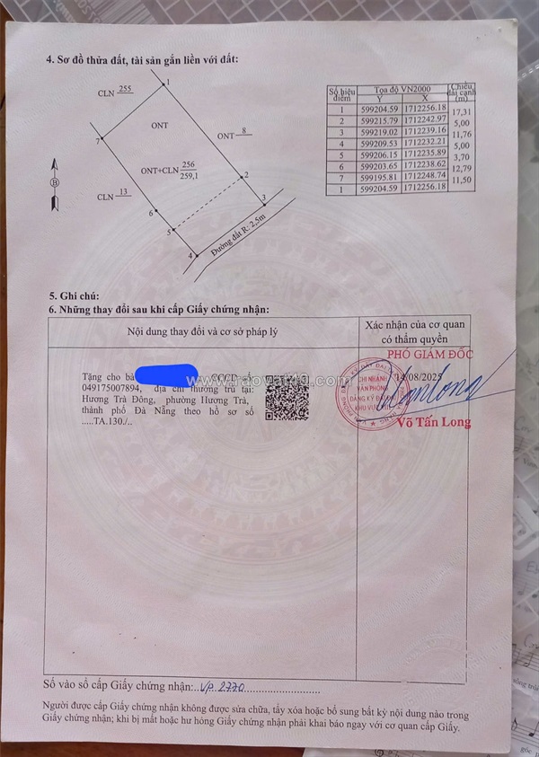 Hot hot - độc nhất -  cần bán đất ven biển xã đảo tam hải núi thành, thành phố