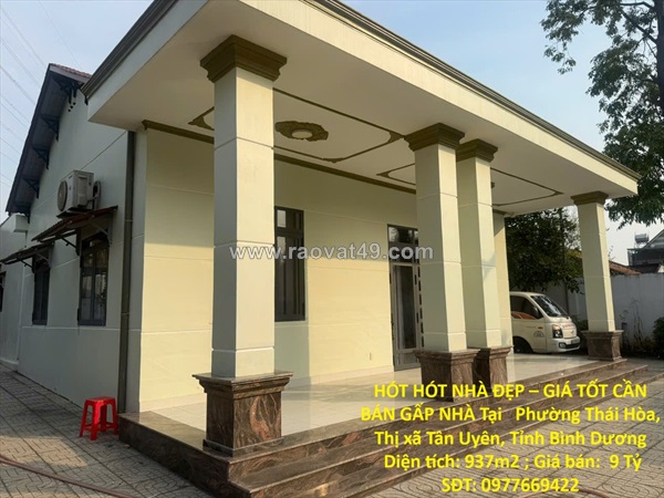 Hót hót nhà đẹp – giá tốt cần bán gấp nhà tại  phường thái hòa, thị xã tân