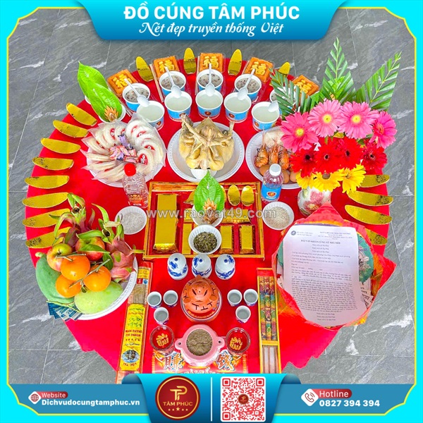 Hướng dẫn chuẩn bị mâm cúng nhập trạch trọn vẹn đúng nghi lễ