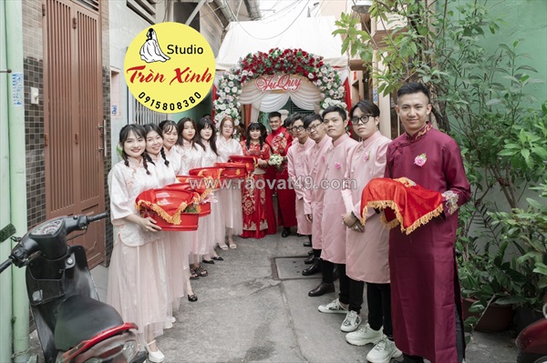 Hỷ phục bưng quả bigsize đội hình đẹp đều, không lo lệch size