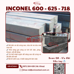 Inconel 600 - 625 - 7: đỉnh cao hợp kim siêu chịu nhiệt và kháng ăn mòn