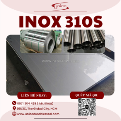 Inox 310s – chuyên gia chịu nhiệt cho mọi công trình