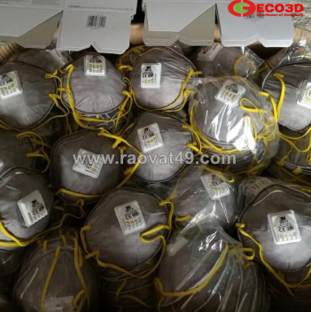 Khẩu trang than hoạt tính 3m 9914 chống bụi mịn và mùi hôi chính hãng