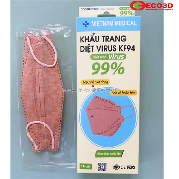 Khẩu trang y tế kf94 4 lớp phủ oxit đồng: công nghệ diệt khuẩn đột phá từ việt nam