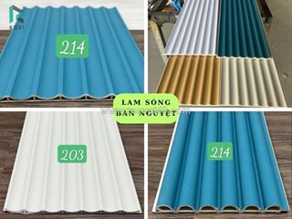 Lam sóng bán nguyệt ốp tường +15 mẫu mới nhất