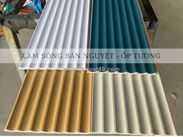 Lam sóng bán nguyệt ốp tường +5 ưu điểm vượt trội cần biết