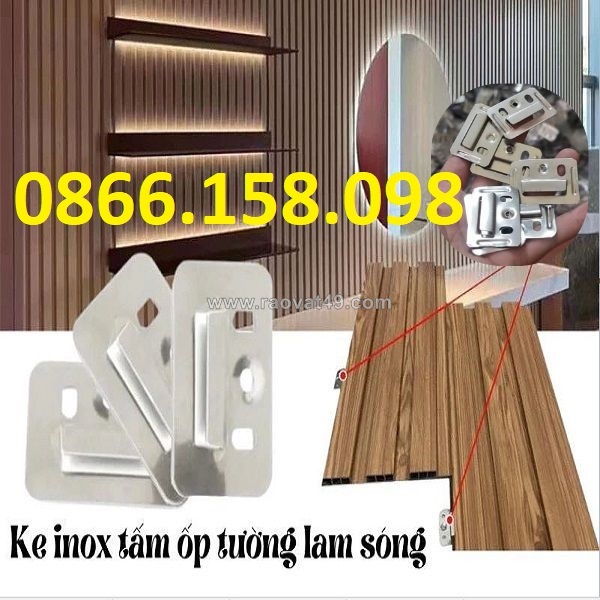 Lợi ích khi sử dụng kẹp inox giữ tấm nhựa ốp tường