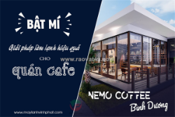 Lựa chọn máy lạnh âm trần/máy lạnh treo tường cho quán cafe, trà sữa phù hợp