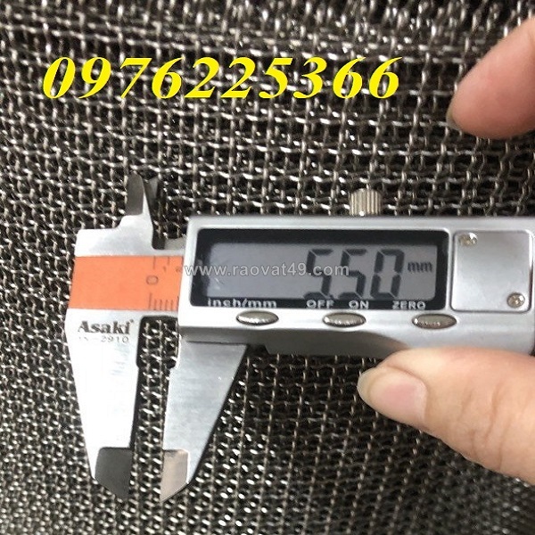 Lưới đan inox ô 5x5