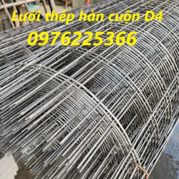 Lưới thép hàn d4a200x200, lưới thép hàn d6200x200
