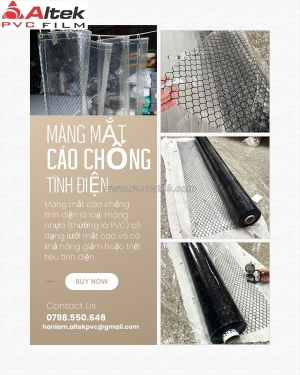 Màng mắt cáo chống tĩnh điện - giải pháp bảo vệ hàng hóa hiệu quả